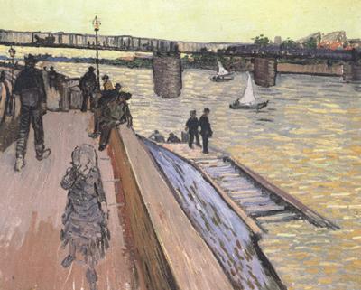 Vincent Van Gogh The Bridge at Trinquetaille (nn040 oil painting picture